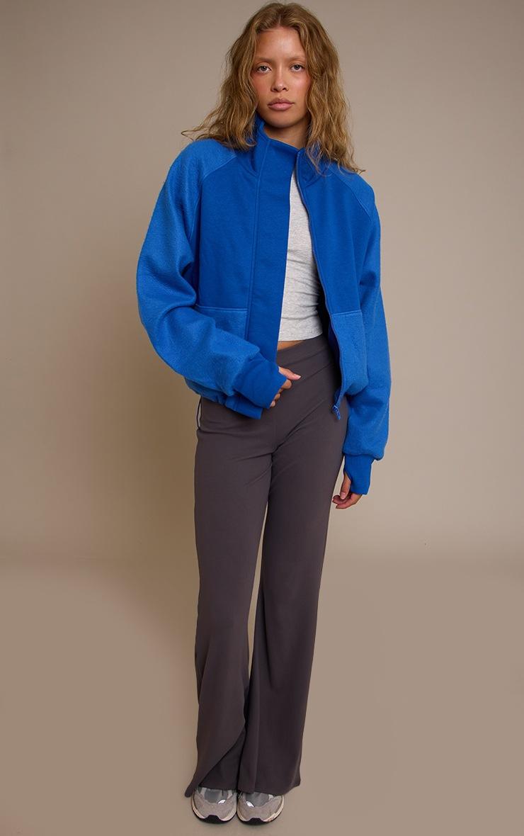 Pretty Little Thing Cobalt Full Zip Through Fleece
