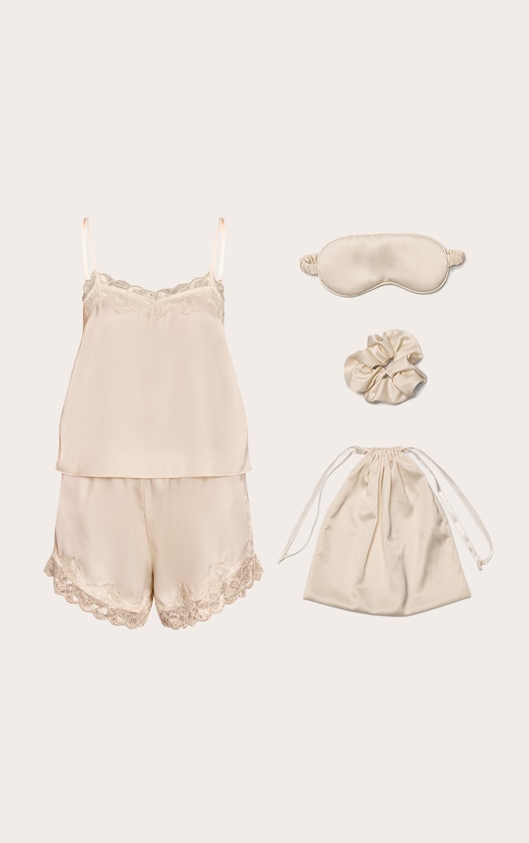 Pretty Little Thing Cream Satin Sleepwear Gift Bag