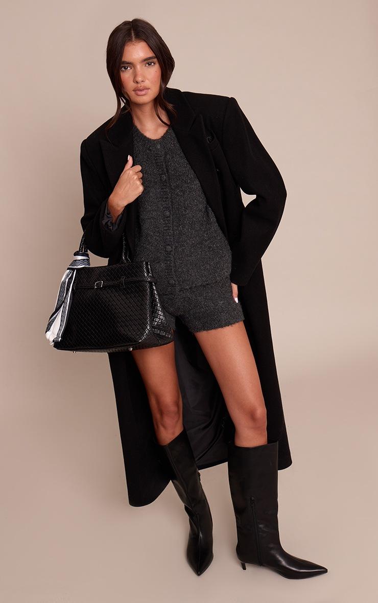 Pretty Little Thing Grey Brushed Knit Vest