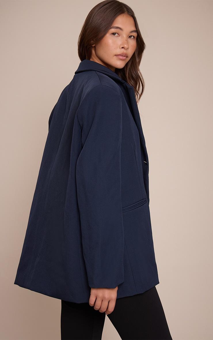Pretty Little Thing Navy Oversized Blazer