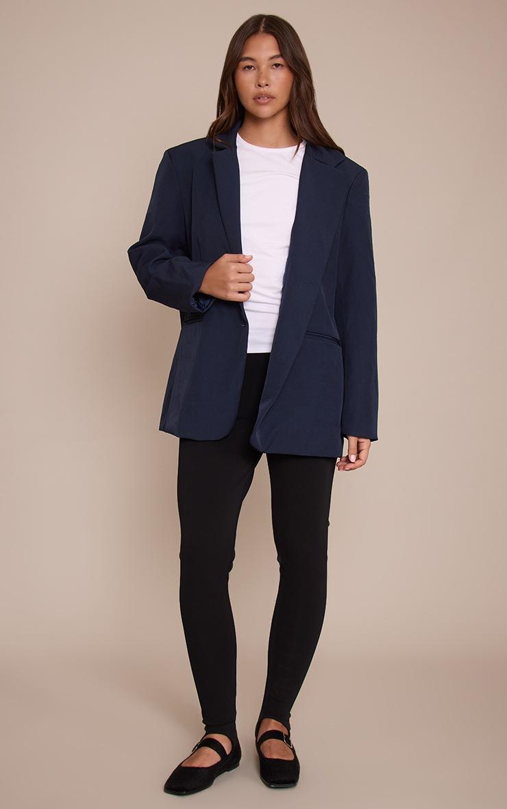 Pretty Little Thing Navy Oversized Blazer