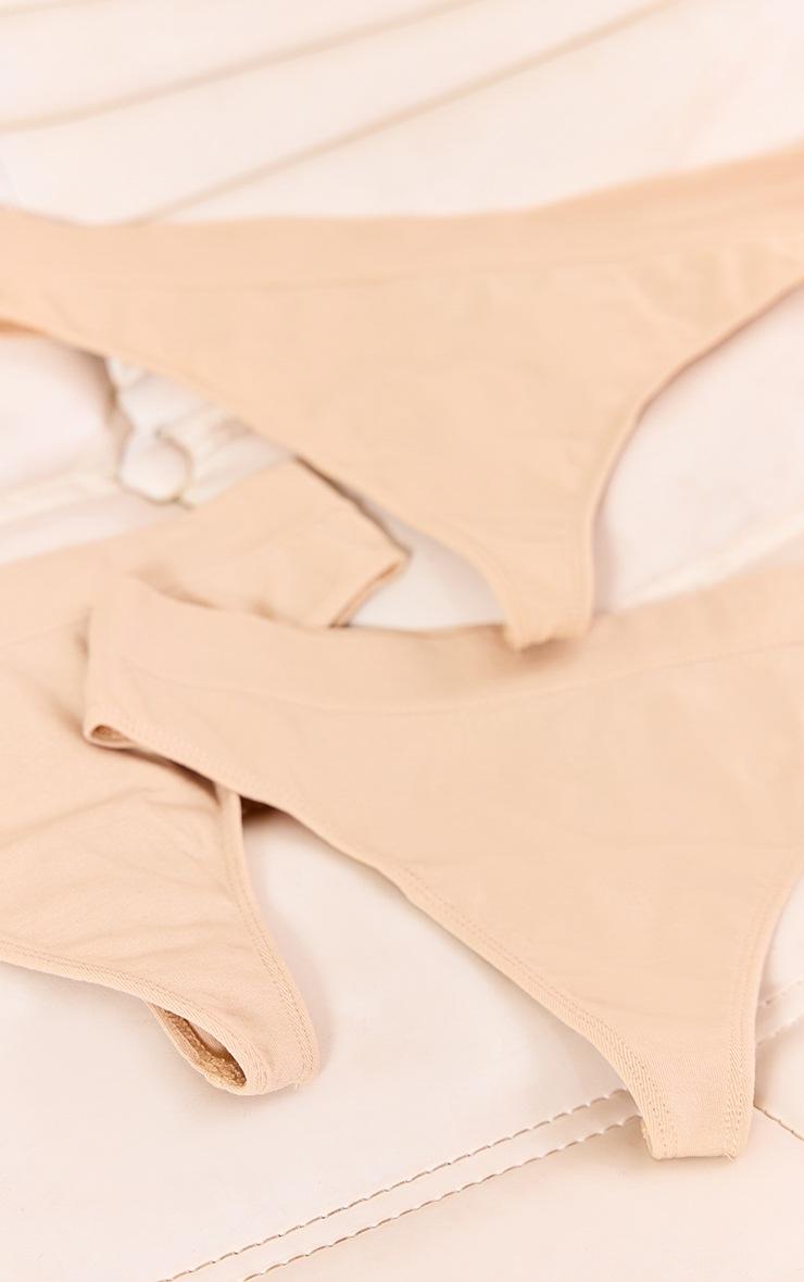 Pretty Little Thing Nude Pack of 3 Seamless Thong