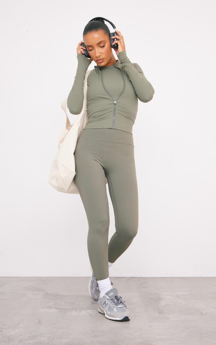 Pretty Little Thing Olive Ultimate Sculpt Jacket