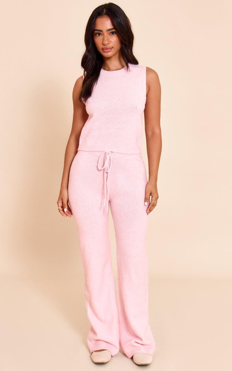 Pretty Little Thing Petite Pink Knitted Vest Top