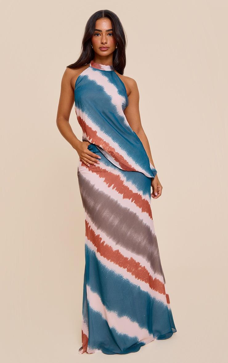 Pretty Little Thing Petite Printed Maxi Skirt