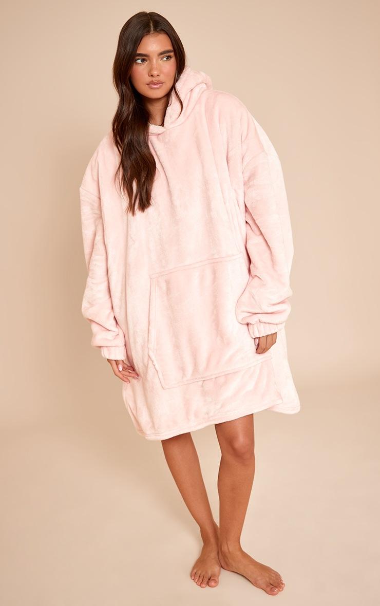 Pretty Little Thing Pink Fleece Lined Hooded Oodie