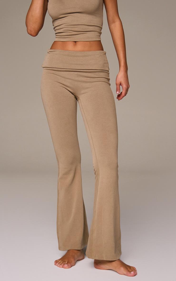 Pretty Little Thing Sage Soft Cotton Yoga Pant