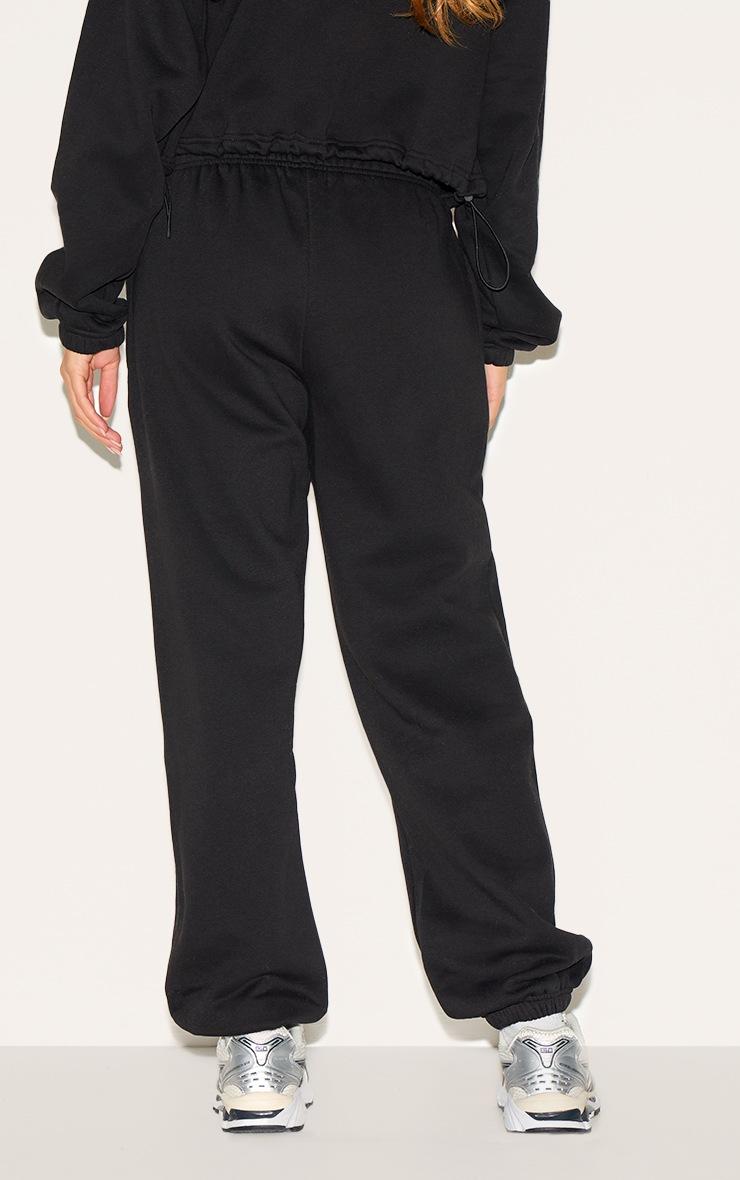 Pretty Little Thing PRETTYLITTLETHING Black Oversized Cuffed Sweatpants