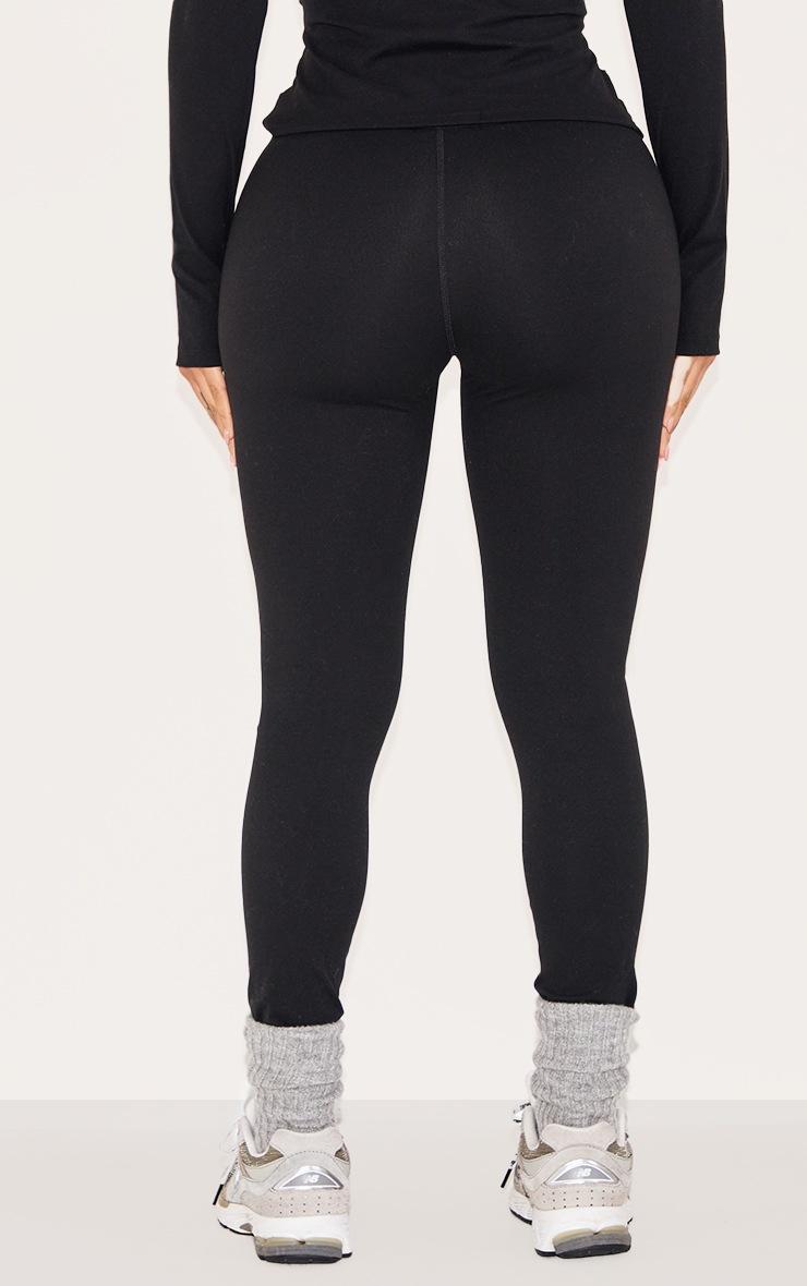 Pretty Little Thing Shape Black Active Ruched High Waisted Leggings