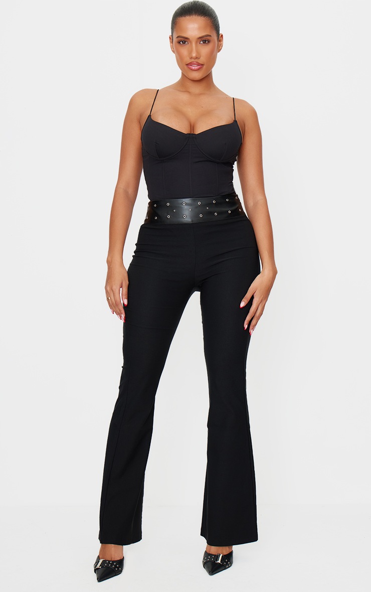 Pretty Little Thing Shape Black Sculpt Underwired Bodysuit