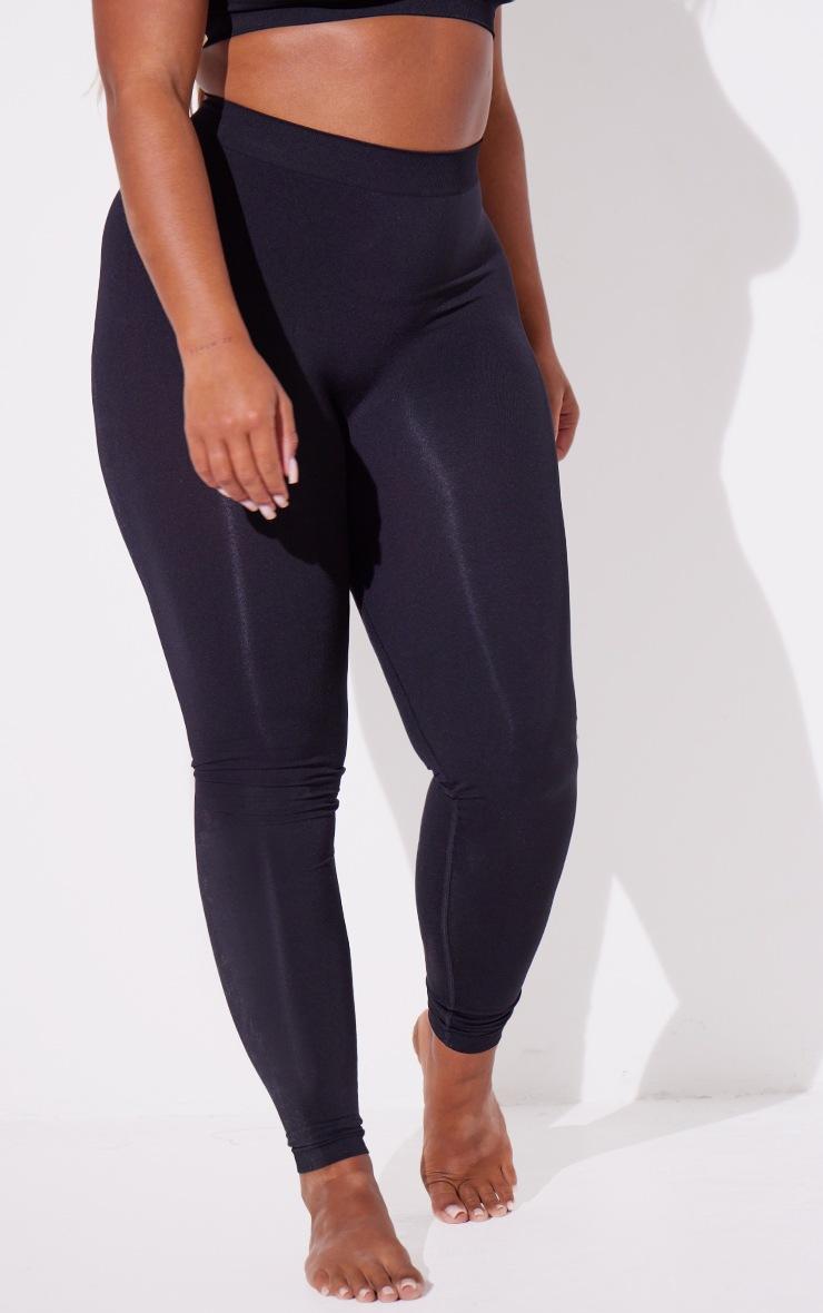 Pretty Little Thing Shape Black Stretch Seamless Leggings