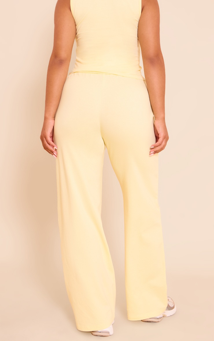 Pretty Little Thing Shape Butter Cream Highwaisted Wide Leg Pants