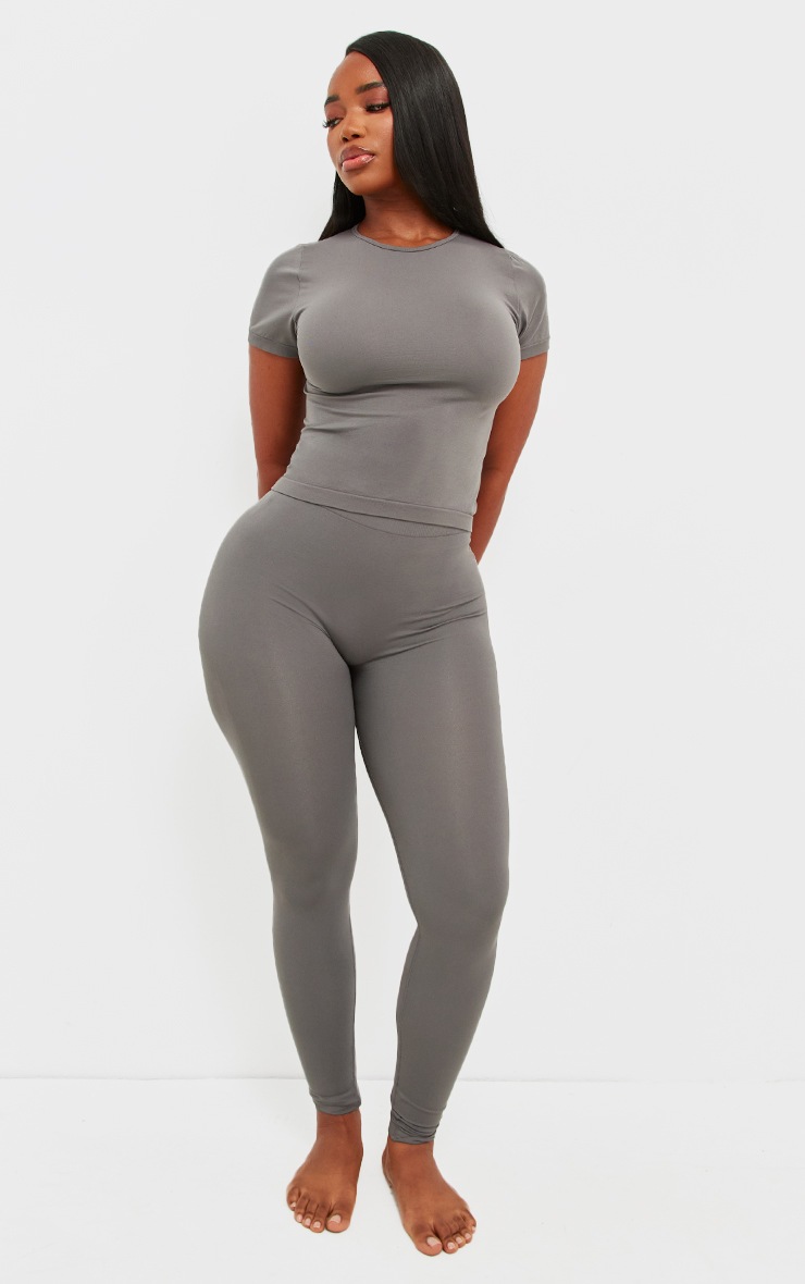Pretty Little Thing Shape Charcoal Stretch Seamless Leggings