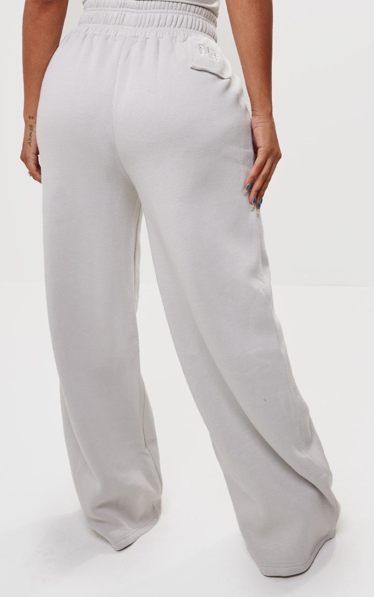 Pretty Little Thing Shape Grey Sweat High Waist Wide Leg Sweatpants