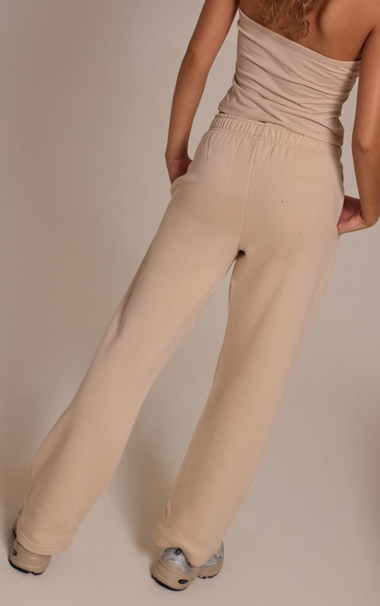 Pretty Little Thing Stone Embroidered 45 Graphic Wide Leg Sweatpants