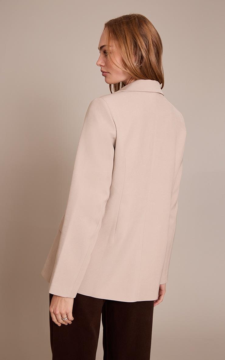 Pretty Little Thing Stone Oversized Longline Blazer