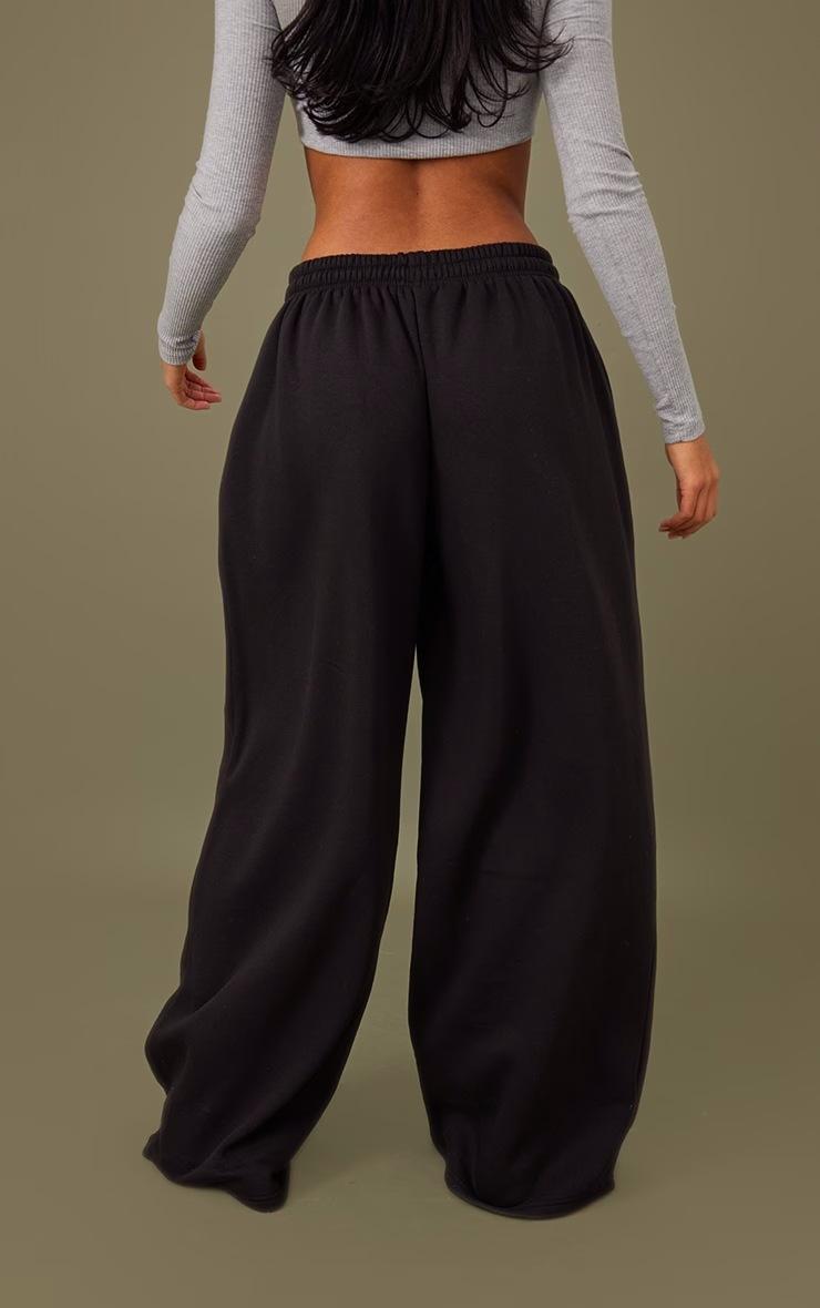 Pretty Little Thing Tall Black Extreme Wide Leg Sweatpants