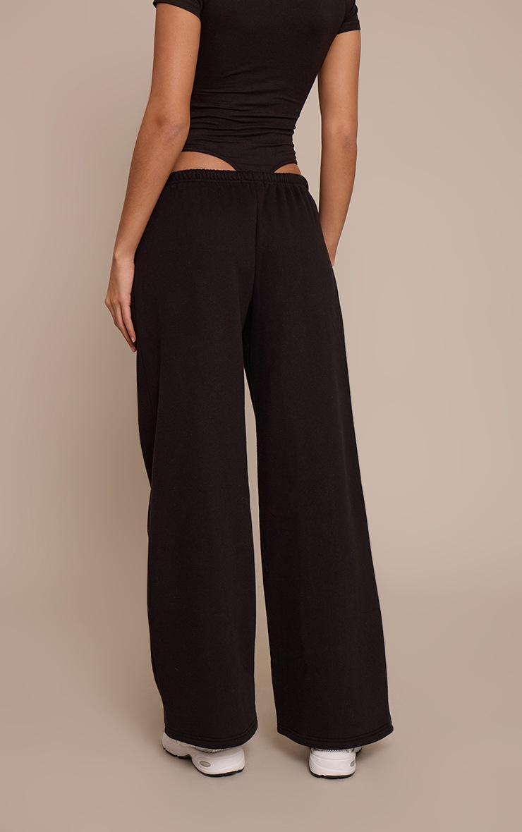 Pretty Little Thing Tall Black Prettylittlething Wide Leg Sweatpants