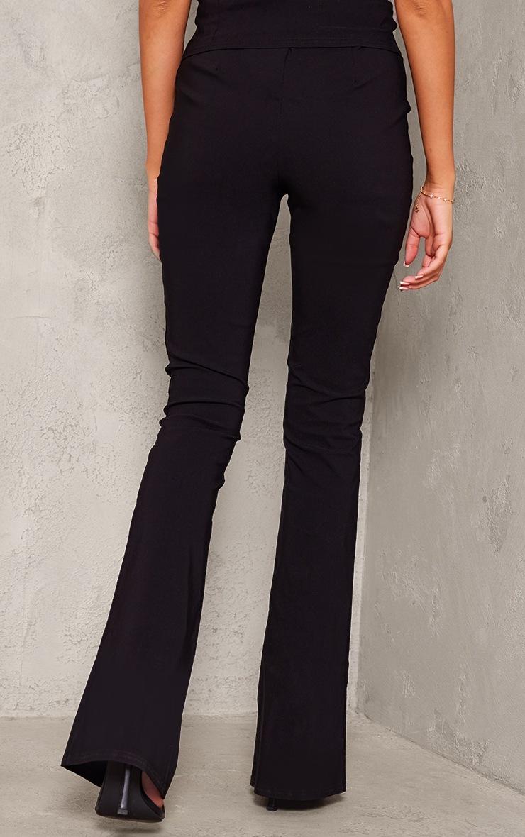 Pretty Little Thing Tall Black Stretch Woven Flared Pants