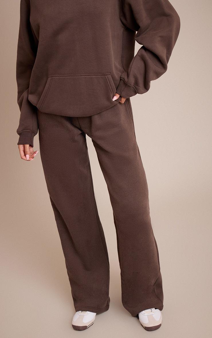 Pretty Little Thing Tall Espresso Straight Leg Sweat Pants