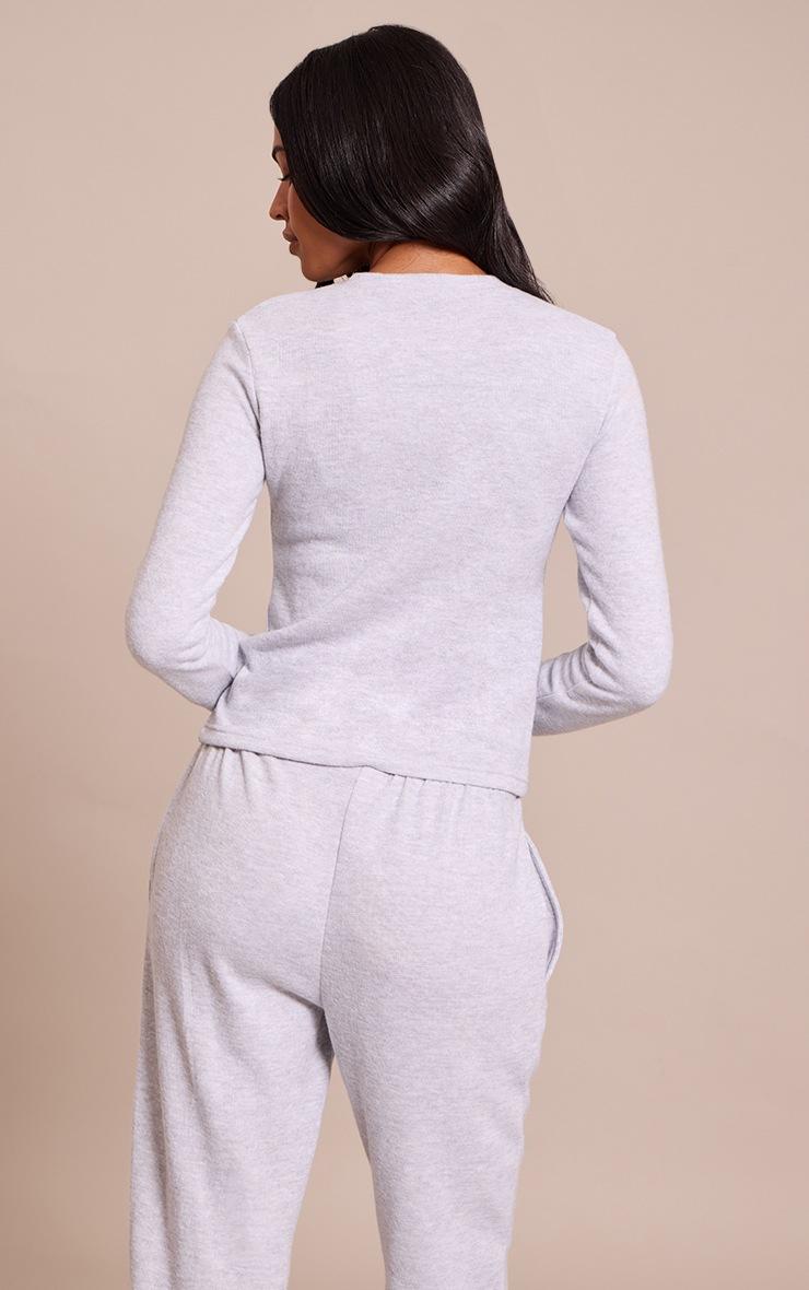 Pretty Little Thing Tall Grey Embroidered Supersoft Cardigan