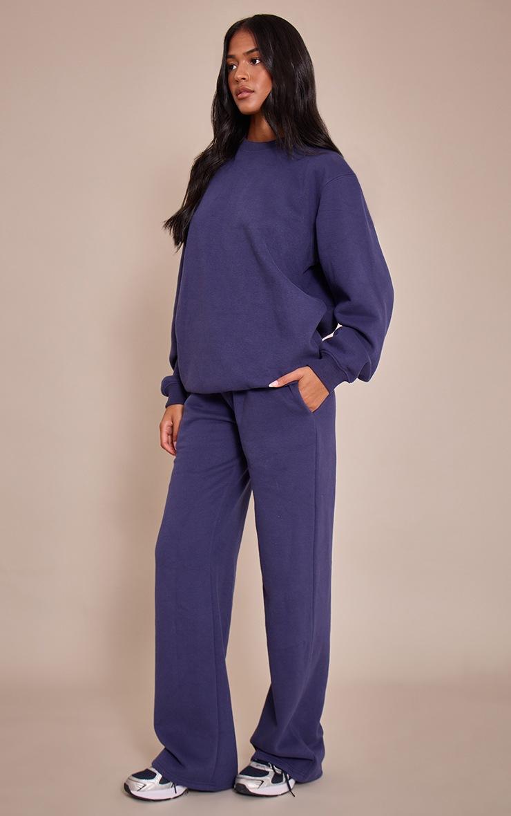 Pretty Little Thing Tall Navy Oversized Crew Sweatshirt