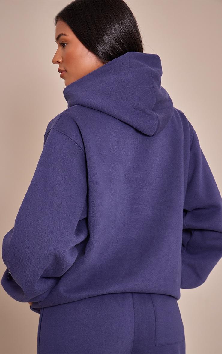 Pretty Little Thing Tall Navy Oversized Pull Over Hoodie
