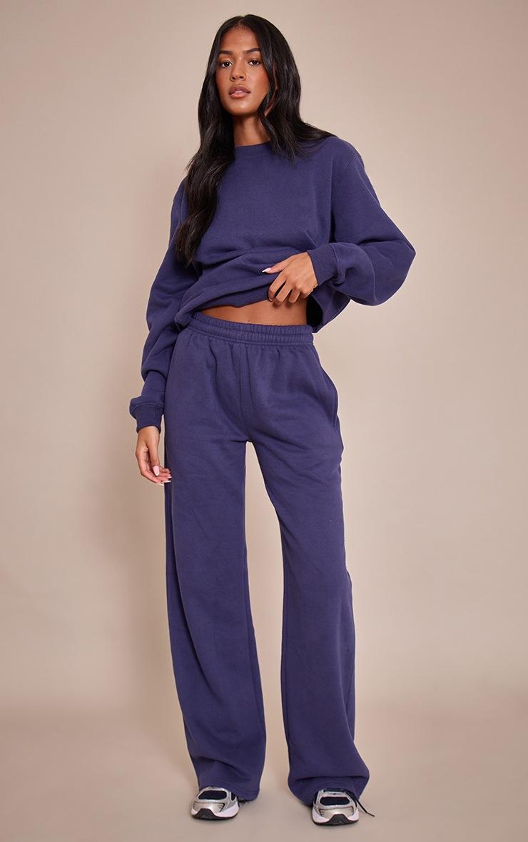 Pretty Little Thing Tall Navy Straight Leg Sweatpants