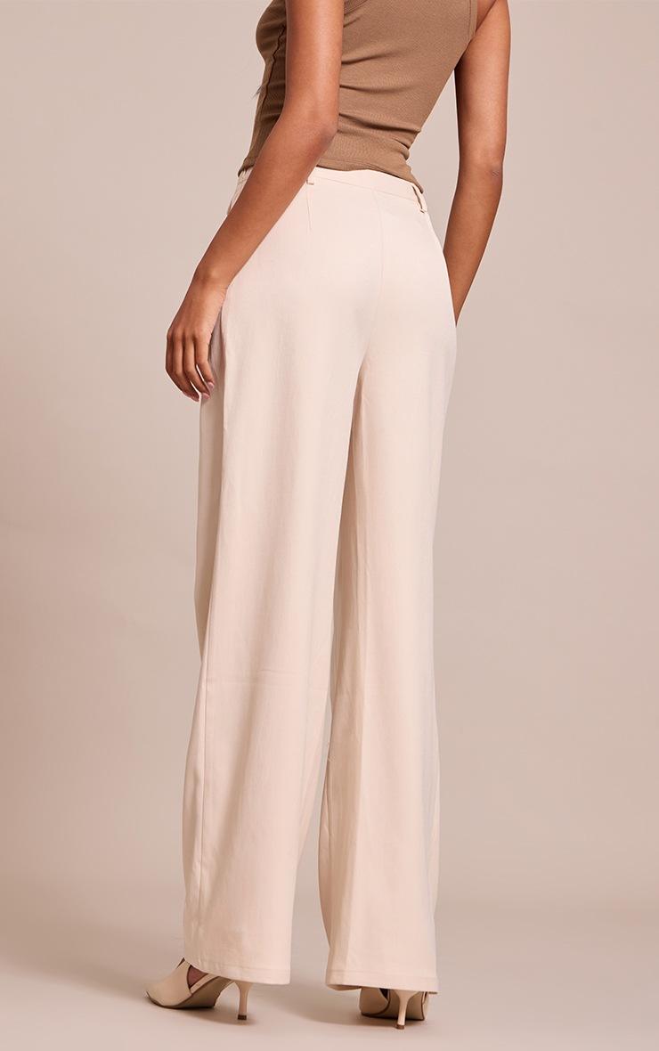 Pretty Little Thing Tall Stone Woven Wrap Front Pants