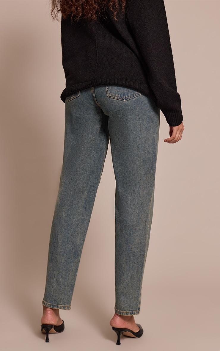 Pretty Little Thing Tall Vintage Wash High Waist Mom Jeans