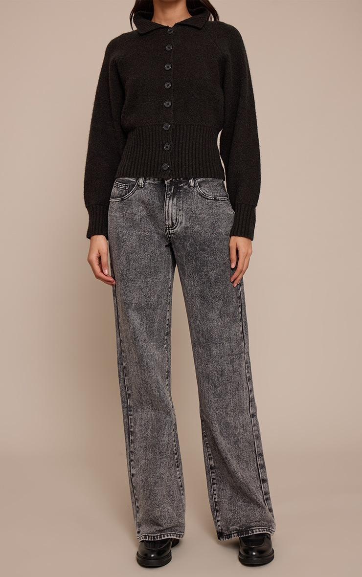 Pretty Little Thing Tall Washed Grey Low Rise Boyfriend Jeans