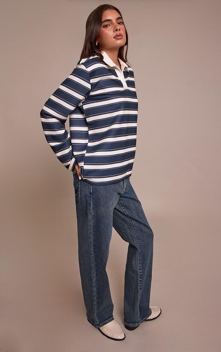 Pretty Little Thing Vintage Mid Waist Comfort Stretch Straight Leg Jeans