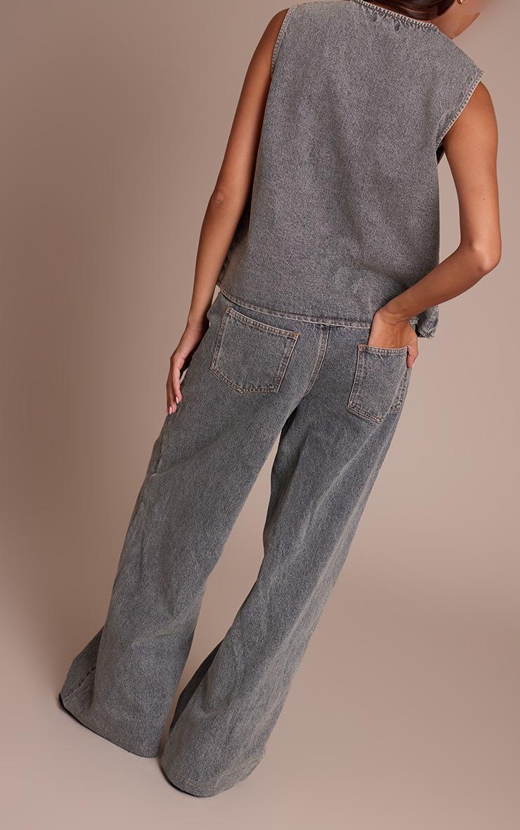 Pretty Little Thing Vintage Mid Waist Straight Leg Jeans