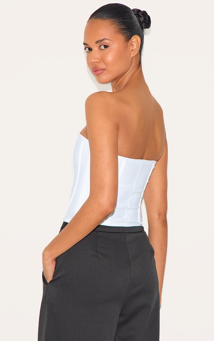Pretty Little Thing White Bandage Hook And Eye Structured Corset