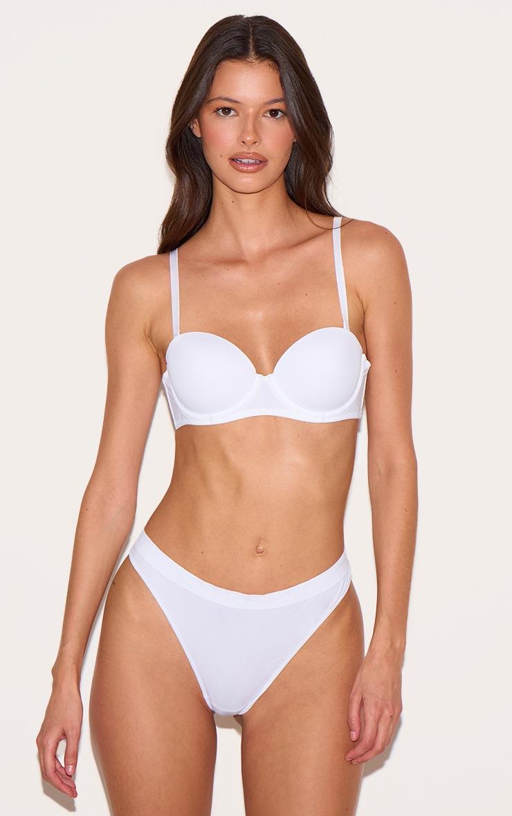 Pretty Little Thing White Pack of 3 Seamless Thongs